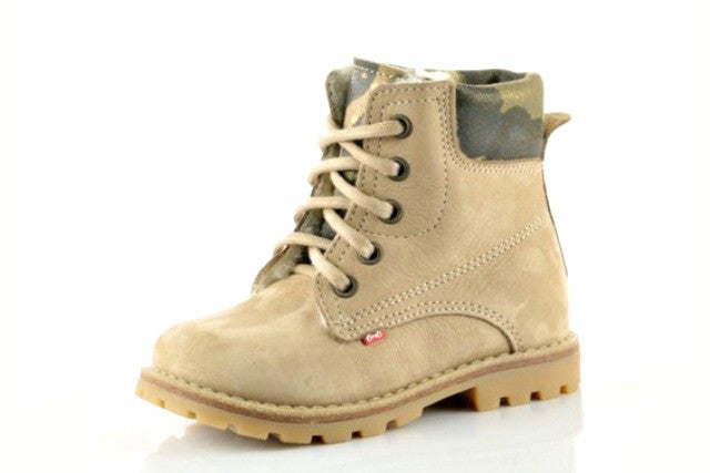 Emel Beige Lace Up Bottines (2552A-4) - MintMouse (Unicorner Concept Store)