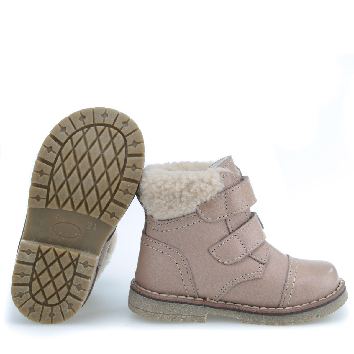 (EV2447C-1 / EV2448C-1) Emel winter boots velcro nude - MintMouse (Unicorner Concept Store)