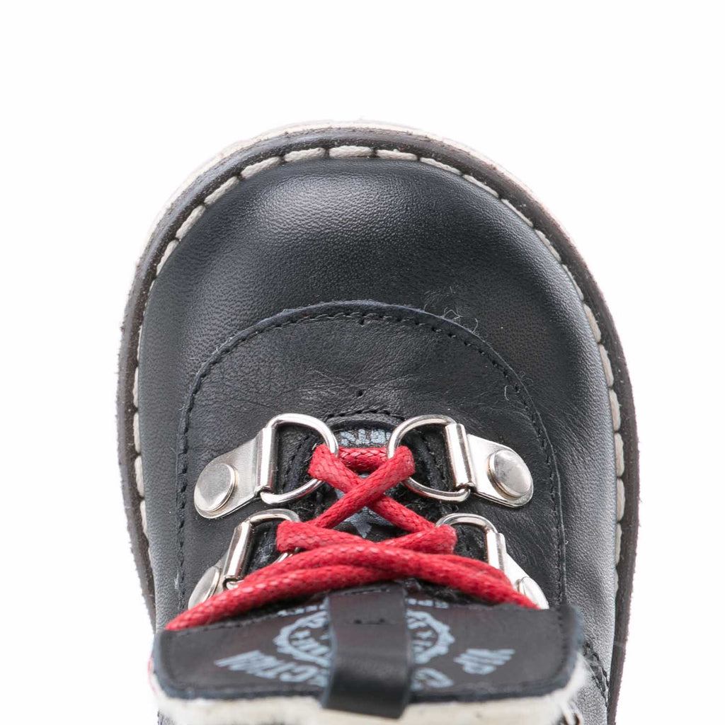 (EV2119C-v3) Emel black Lace Up Winter Boots with membrane - MintMouse (Unicorner Concept Store)