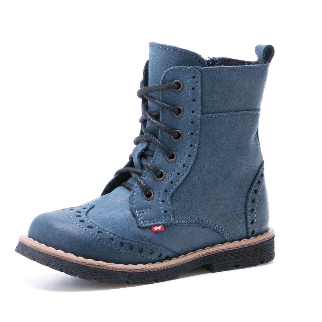 Emel blue winter Boots with zipper (1183) - MintMouse (Unicorner Concept Store)