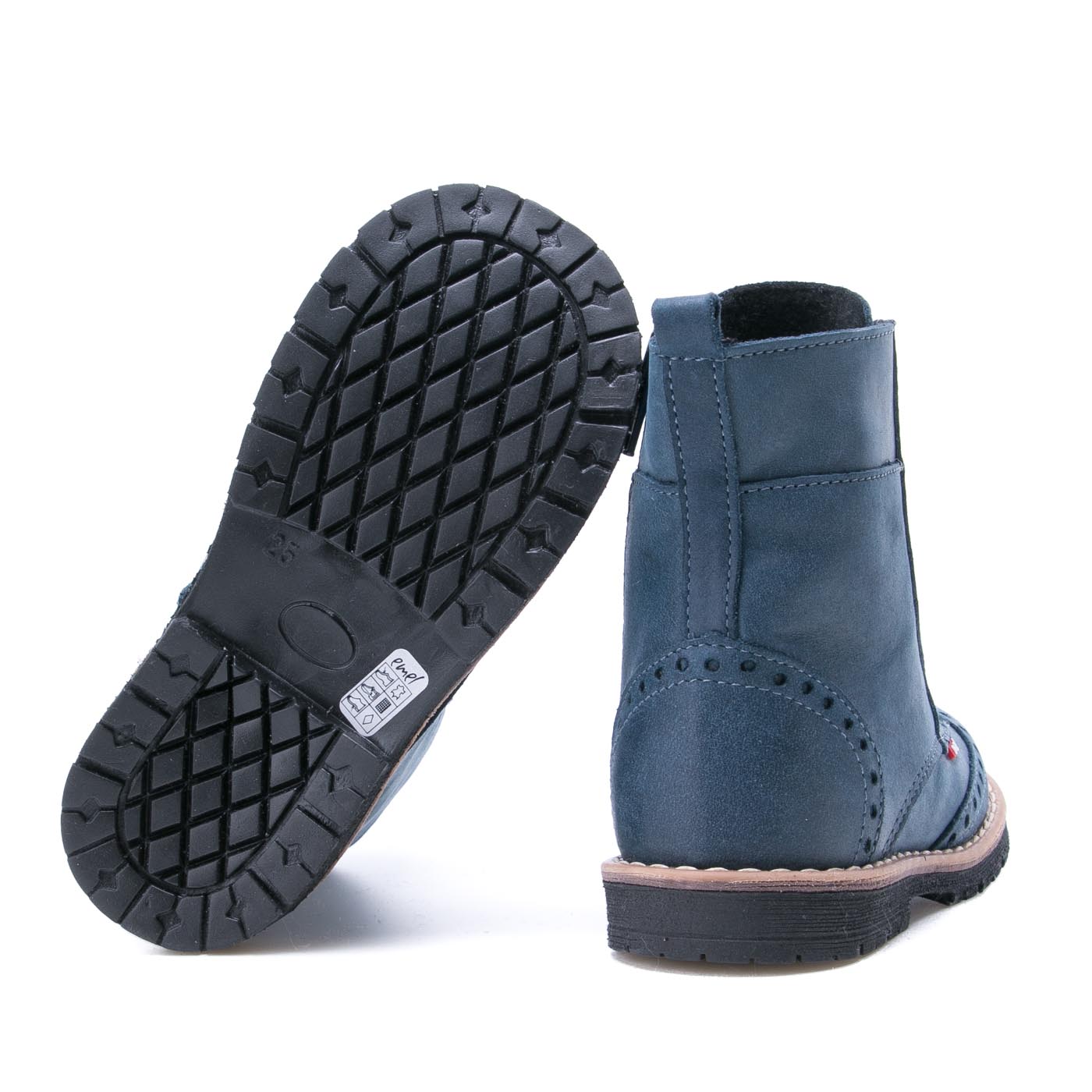 Emel blue winter Boots with zipper (1183) - MintMouse (Unicorner Concept Store)