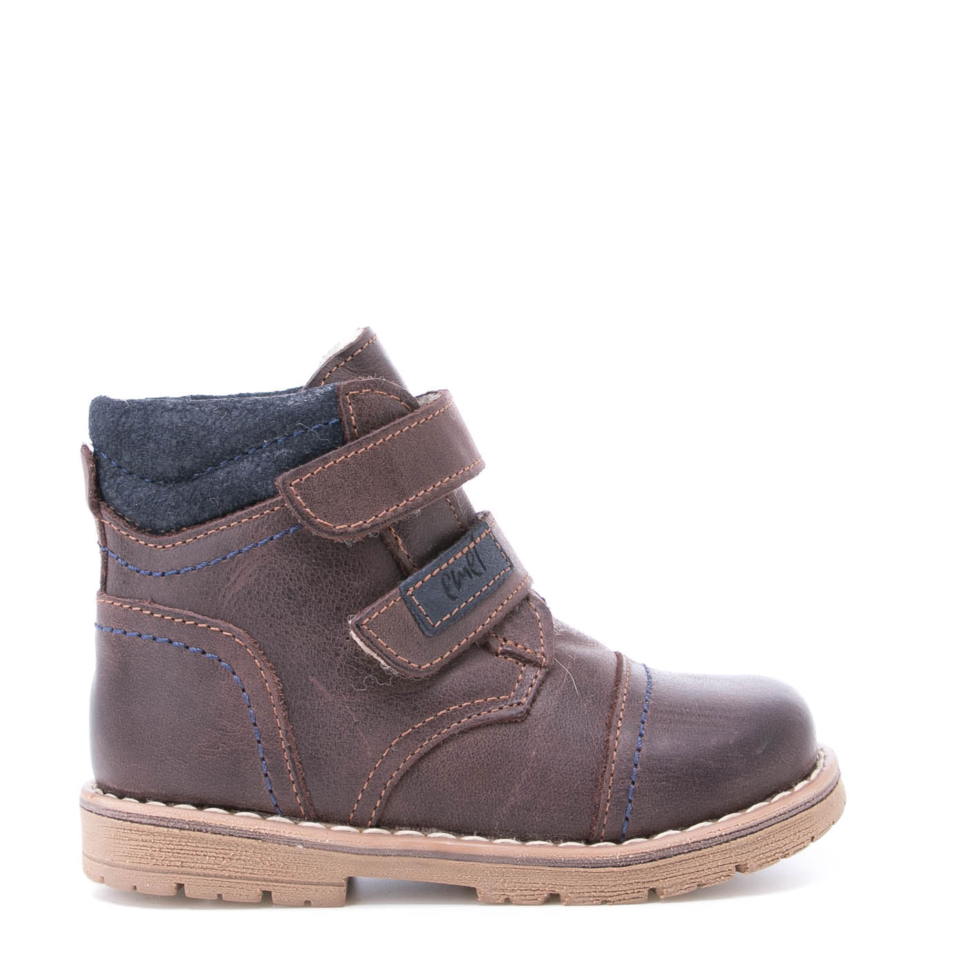 (EV2447-7/ EV2448-7) Emel velcro winter shoes - dark brown - MintMouse (Unicorner Concept Store)