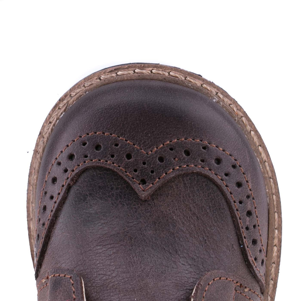 (2689-K1) Brown Lace Up Winter Boots brogue - MintMouse (Unicorner Concept Store)