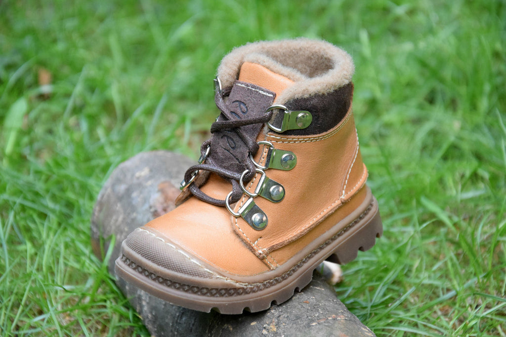 Emel Brown Lace Up Winter Boots (1997-15/K) - MintMouse (Unicorner Concept Store)