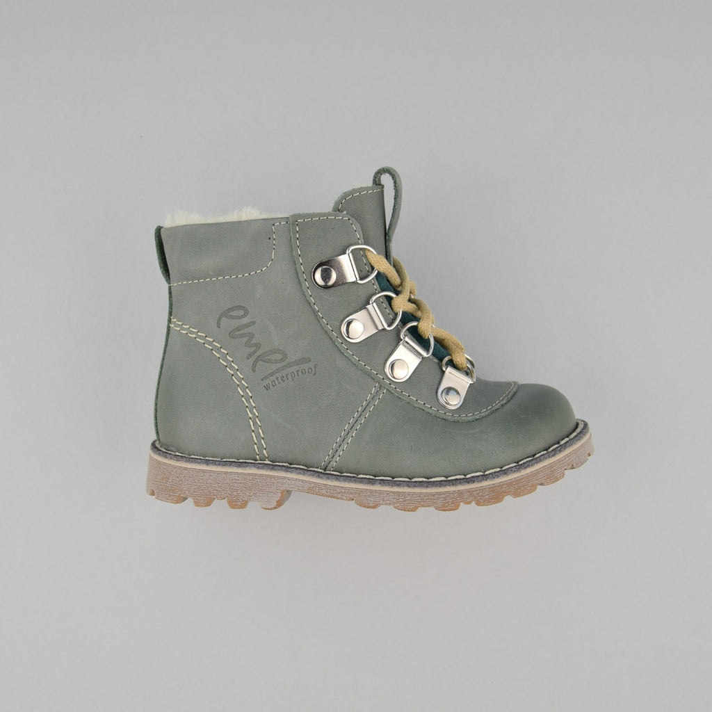 Emel mint Lace Up Winter Boots with membrane (2545A-V1) - MintMouse (Unicorner Concept Store)