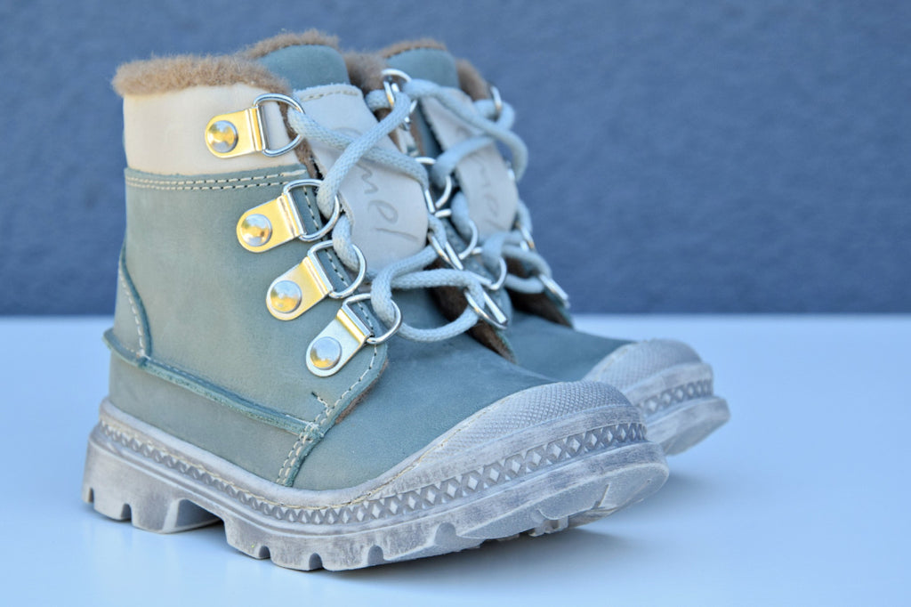 Emel Mint Lace Up Winter Boots (1997-12/K) - MintMouse (Unicorner Concept Store)