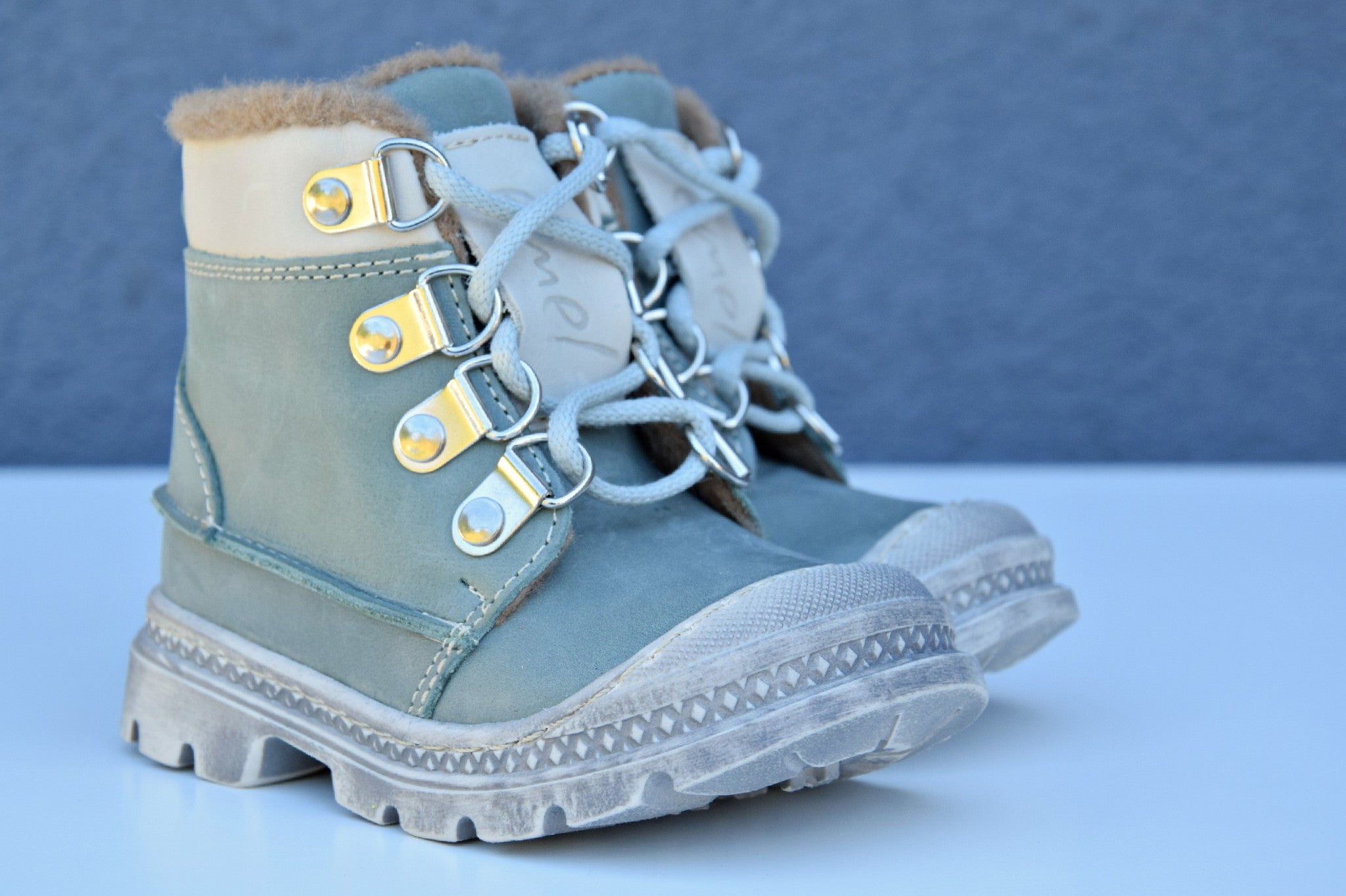 Emel Mint Lace Up Winter Boots (1997-12/K) - MintMouse (Unicorner Concept Store)