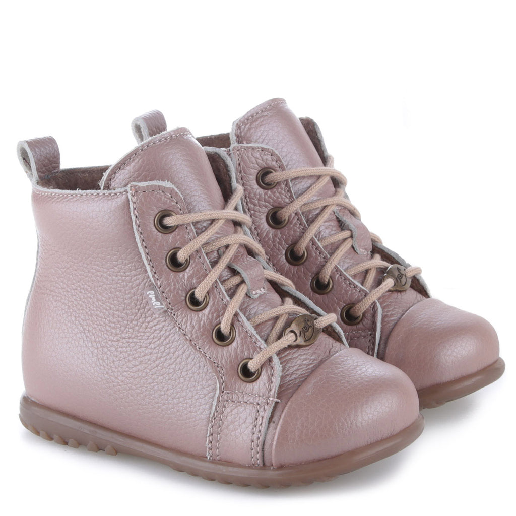 (EY1428A-7) Emel Rose gold shoes with laces - MintMouse (Unicorner Concept Store)