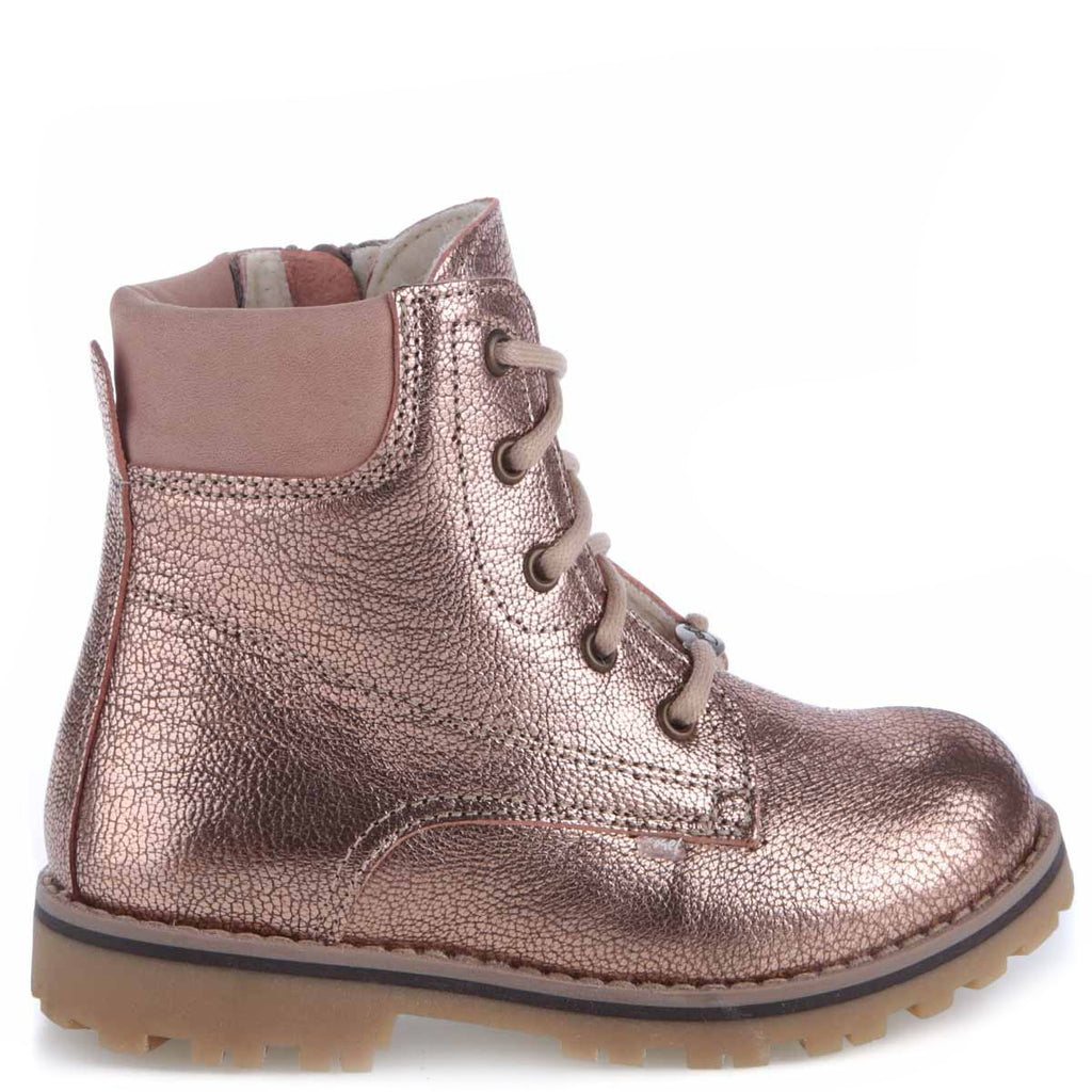(EV2552-21 / EV2552M-21/E2552-21) Emel Rose Gold Lace Up Bottines - MintMouse (Unicorner Concept Store)