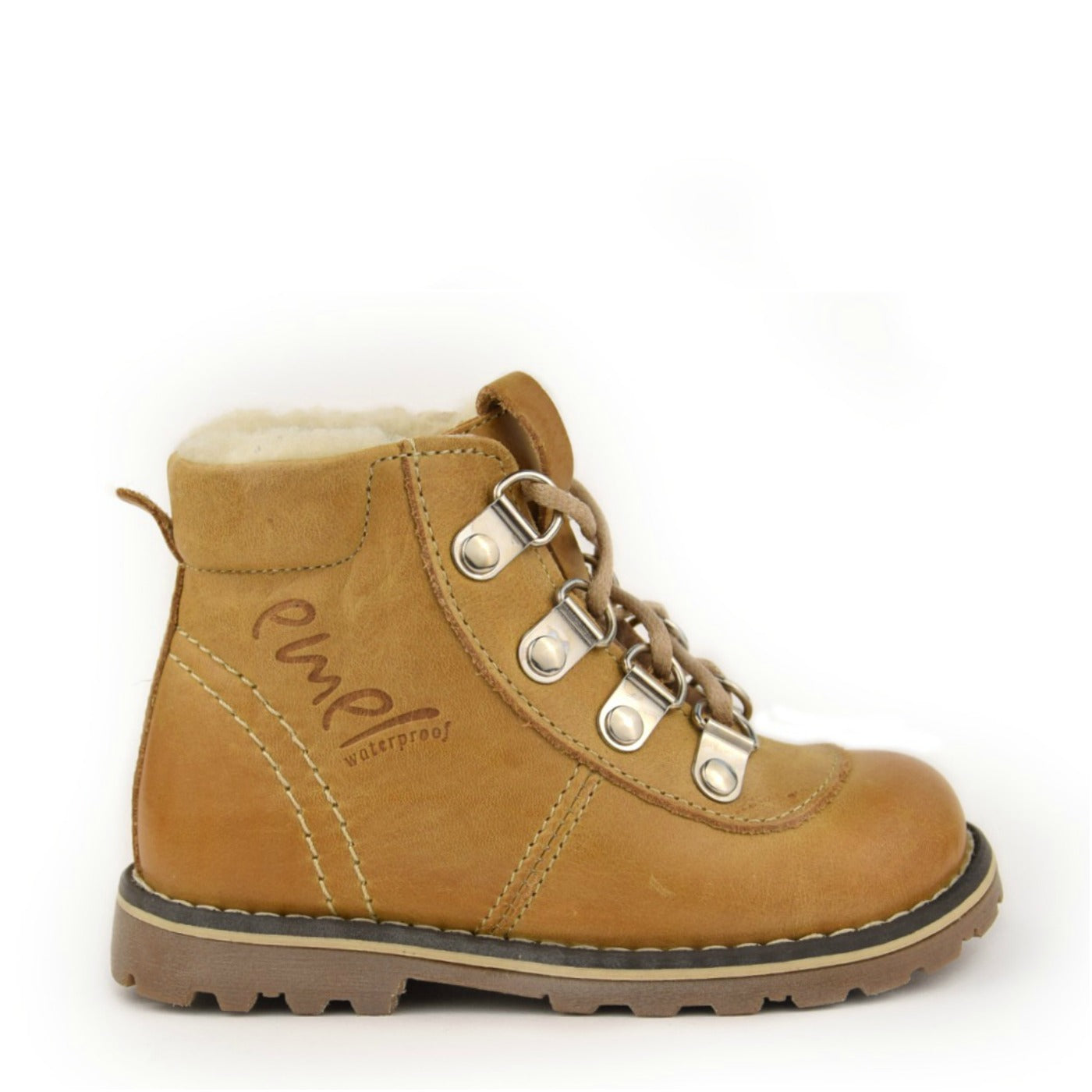 Emel yellow Lace Up Winter Boots with membrane (2545A-V2) - MintMouse (Unicorner Concept Store)