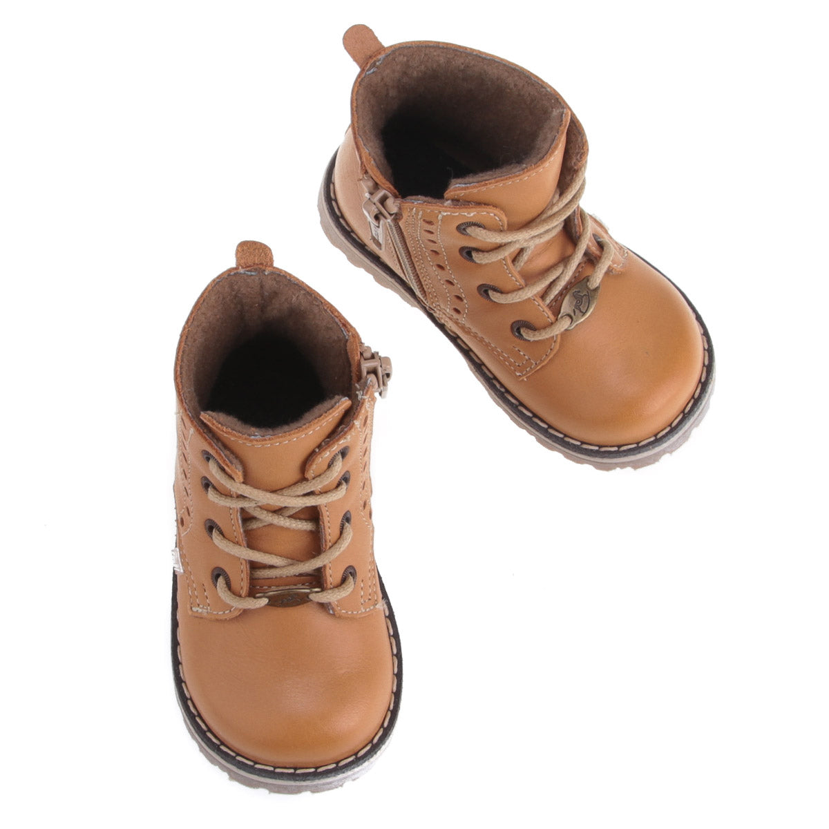 (EY2731-1) Emel Lace Up Winter Boots - MintMouse (Unicorner Concept Store)