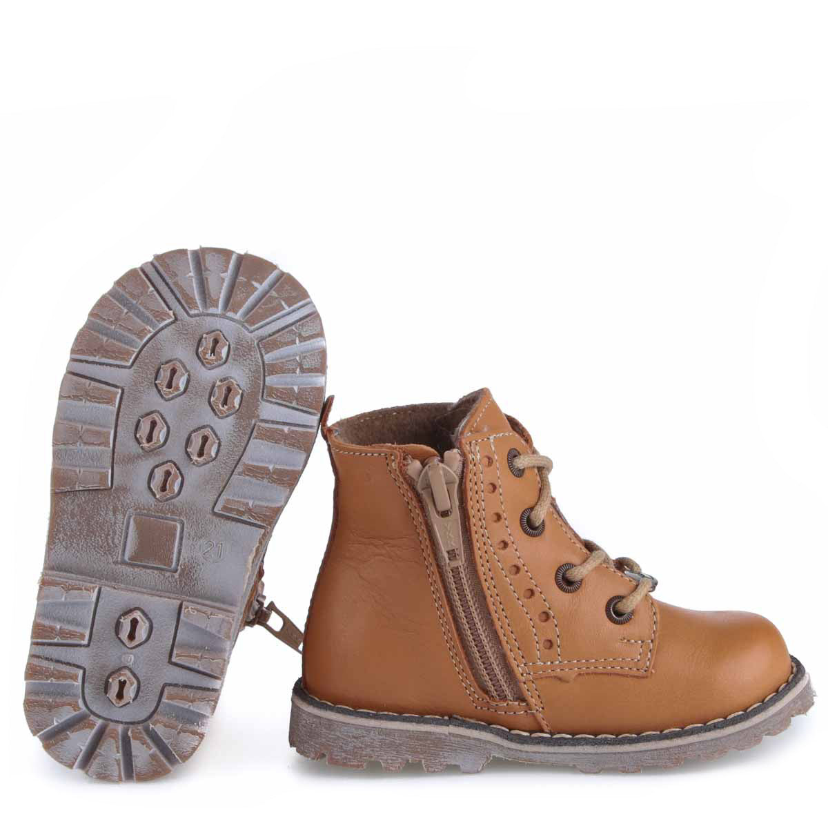 (EY2731-1) Emel Lace Up Winter Boots - MintMouse (Unicorner Concept Store)