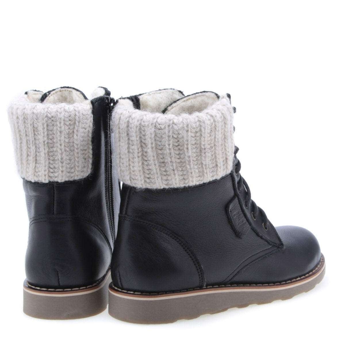 (EV2646-22 / EV2526-22) Emel black winter lace-up shoes - MintMouse (Unicorner Concept Store)