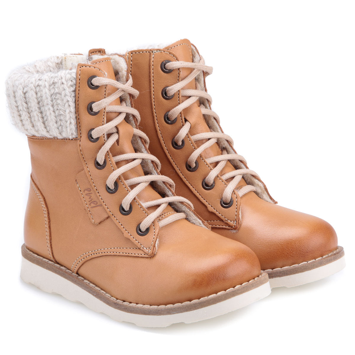 (EV2646-10 / EV2526-10) Emel light brown winter lace-up shoes - MintMouse (Unicorner Concept Store)