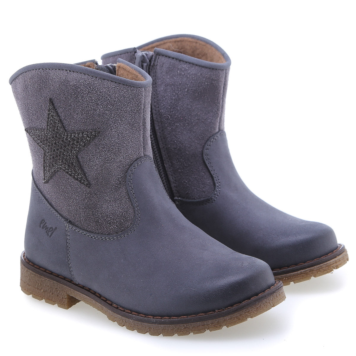(EY2718G-5) Emel winter boots grey star - MintMouse (Unicorner Concept Store)