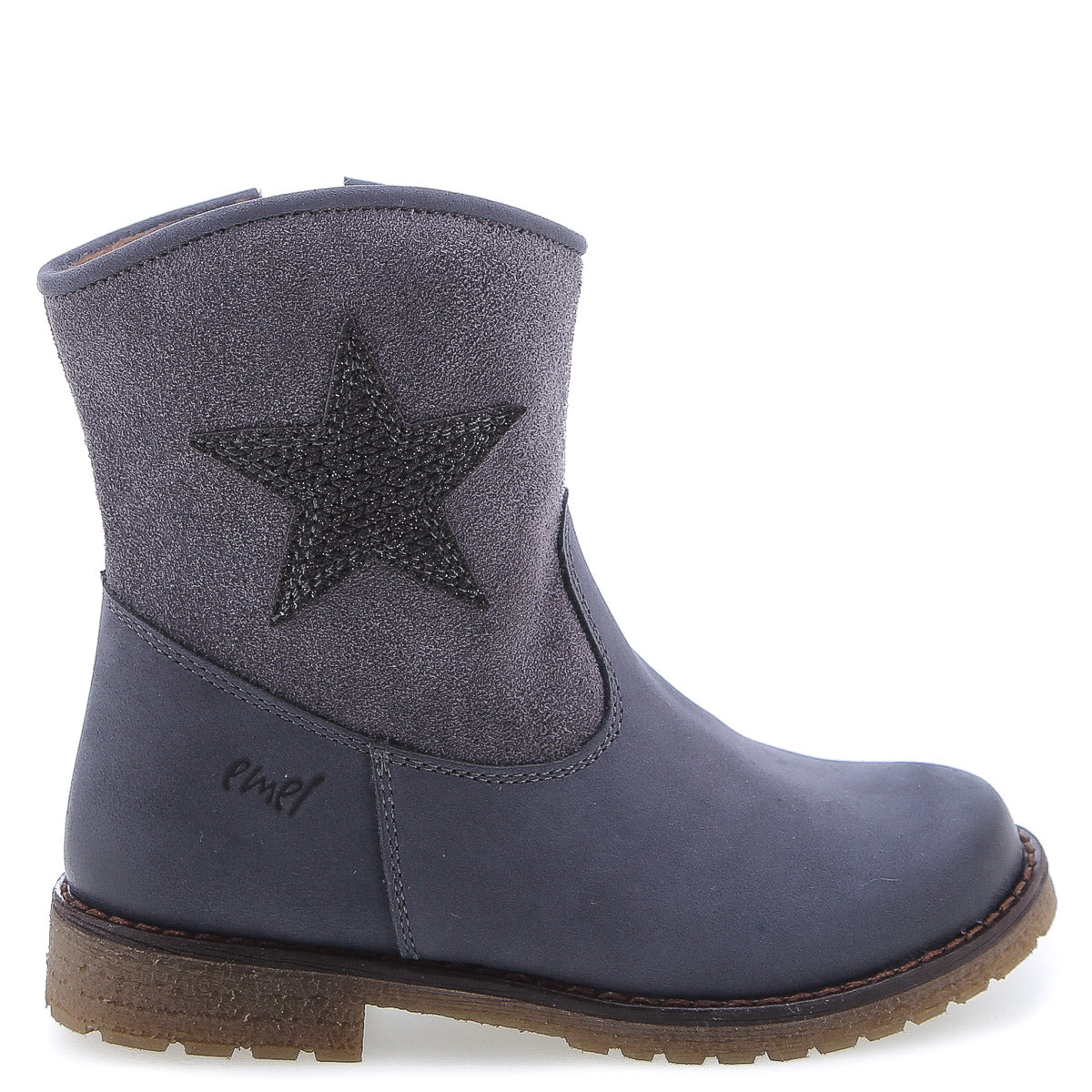(EY2718G-5) Emel winter boots grey star - MintMouse (Unicorner Concept Store)