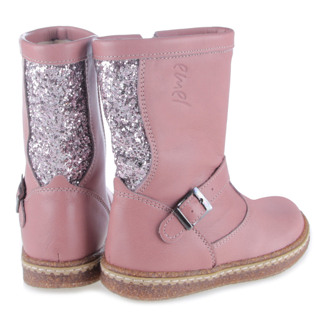 (EV2687-8) Emel high winter boots Pink glitter - MintMouse (Unicorner Concept Store)
