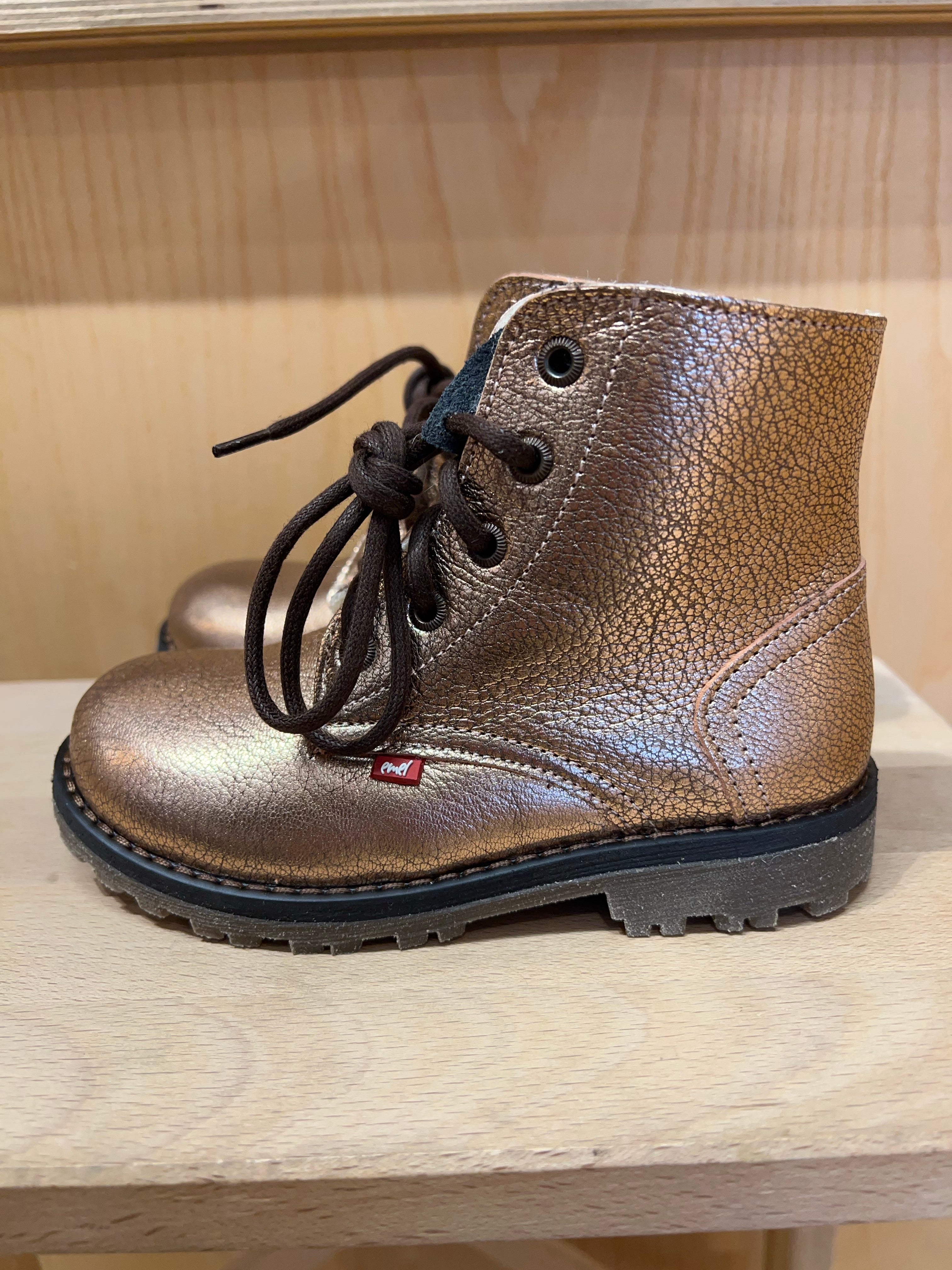 (EV2658-1) Emel winter boots Rose gold metallic - MintMouse (Unicorner Concept Store)