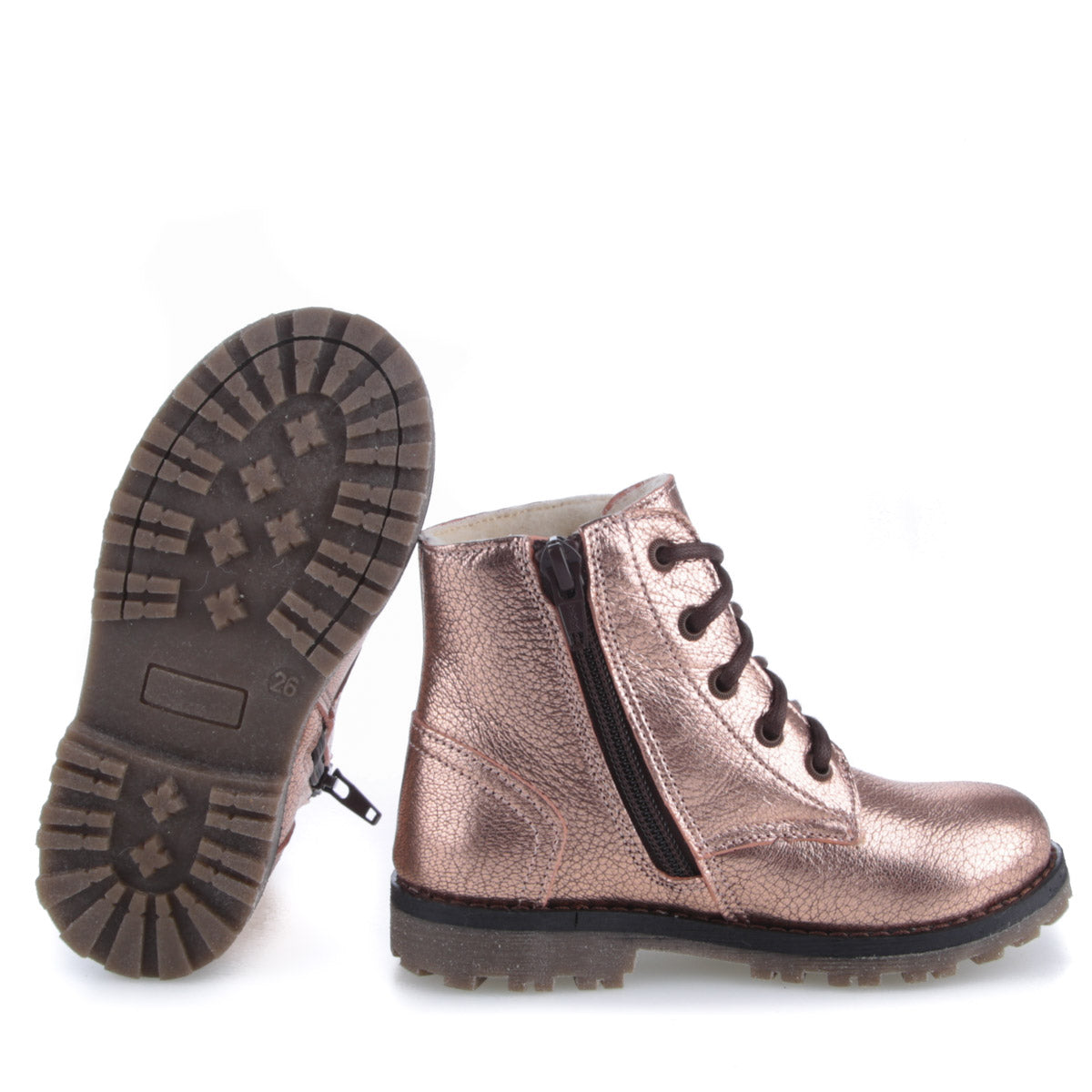 (EV2658-1) Emel winter boots Rose gold metallic - MintMouse (Unicorner Concept Store)