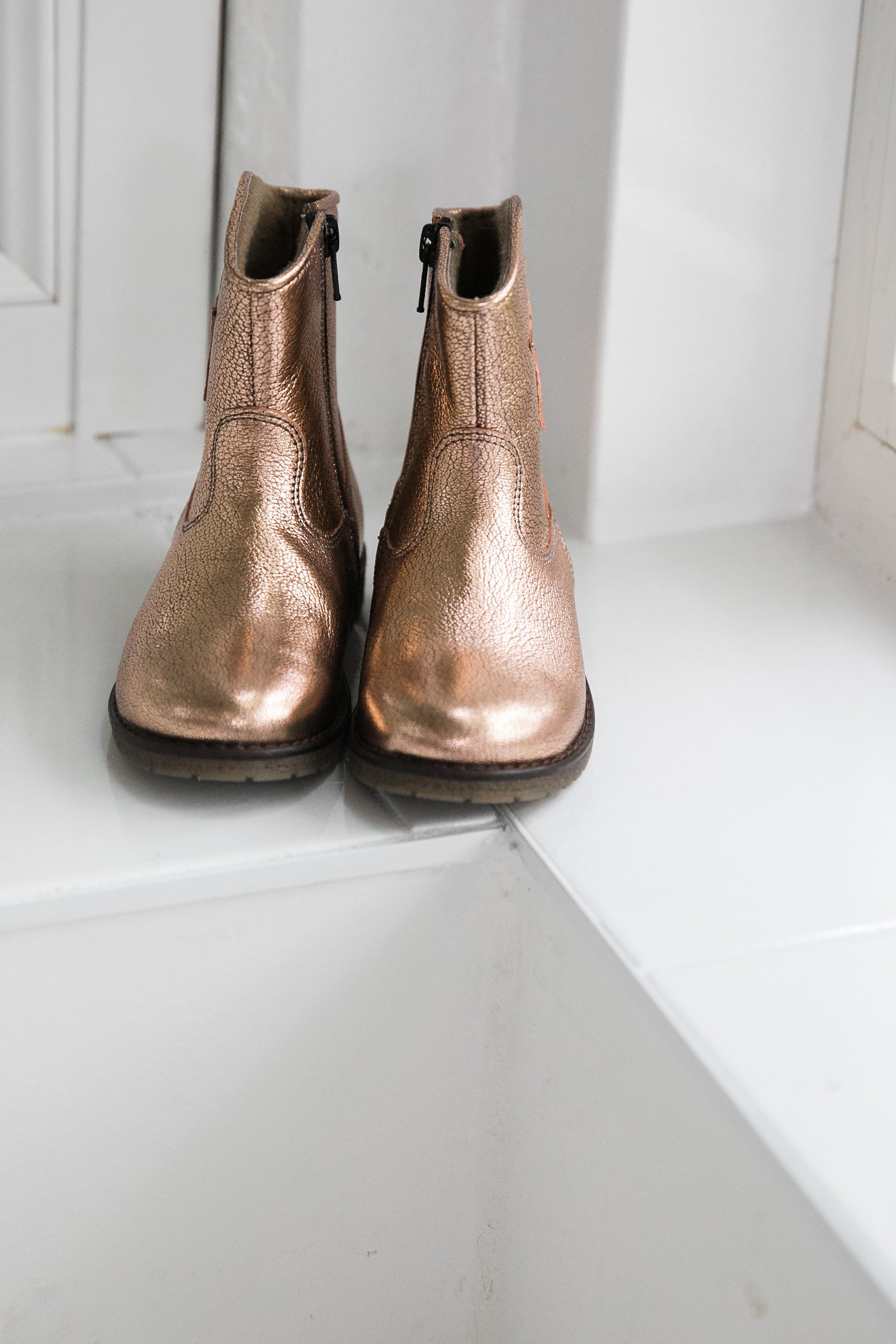 (EY2718G-3) Emel winter boots Rose Gold star - MintMouse (Unicorner Concept Store)