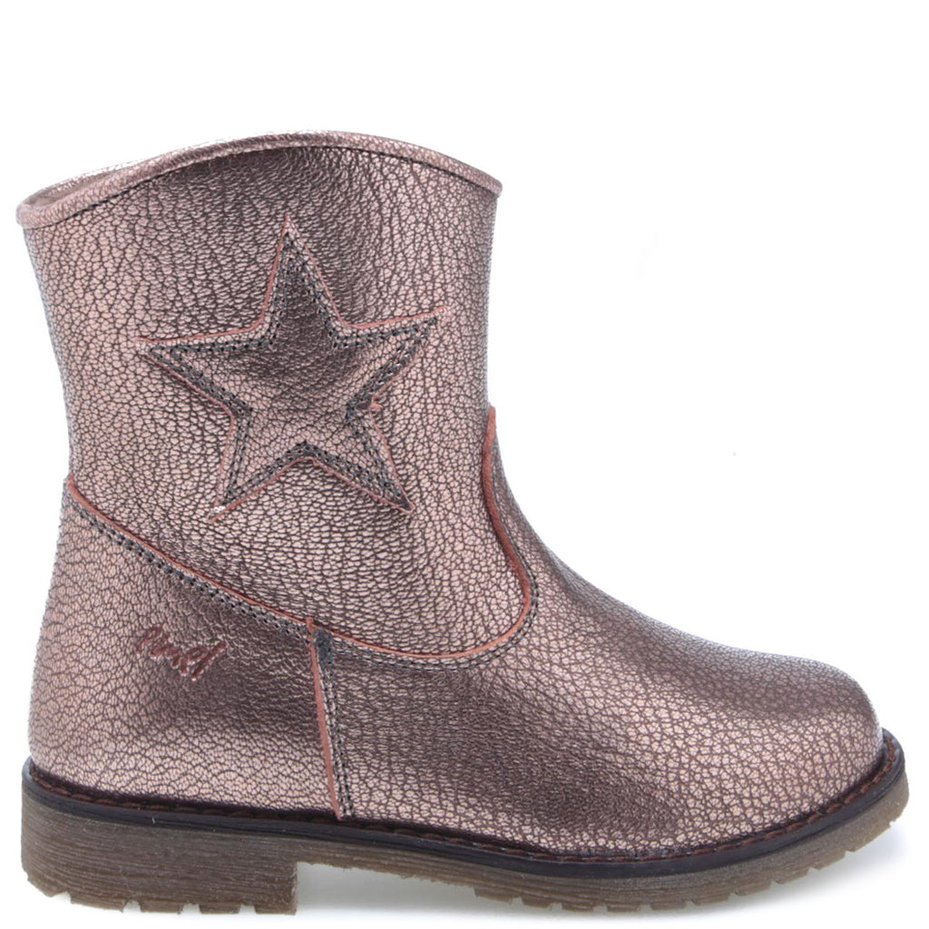 (EY2718G-3) Emel winter boots Rose Gold star - MintMouse (Unicorner Concept Store)