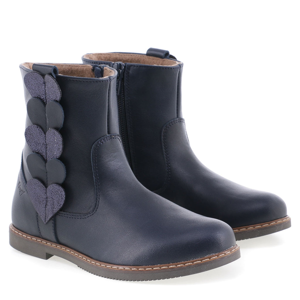 (EY2692-5)Emel winter boots hearts navy - MintMouse (Unicorner Concept Store)