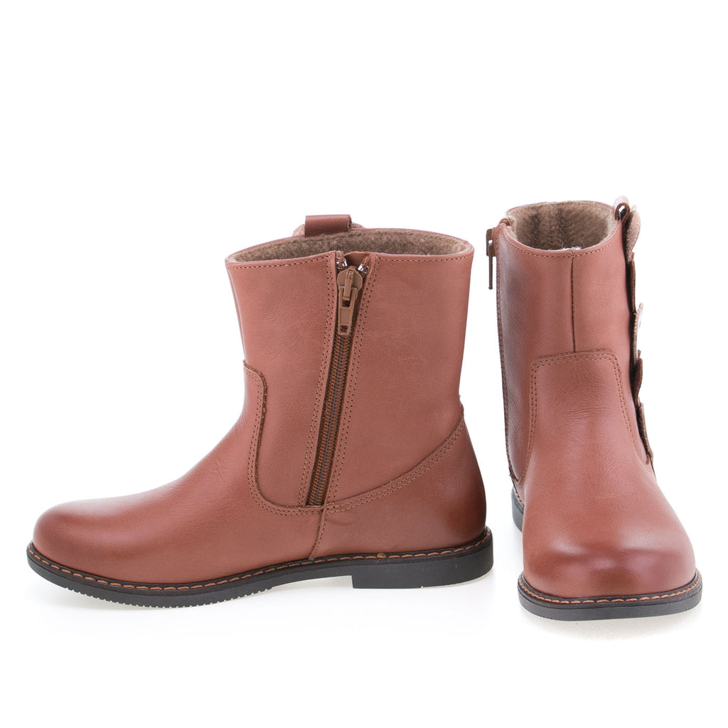 Emel winter boots hearts cognac (2692) - MintMouse (Unicorner Concept Store)