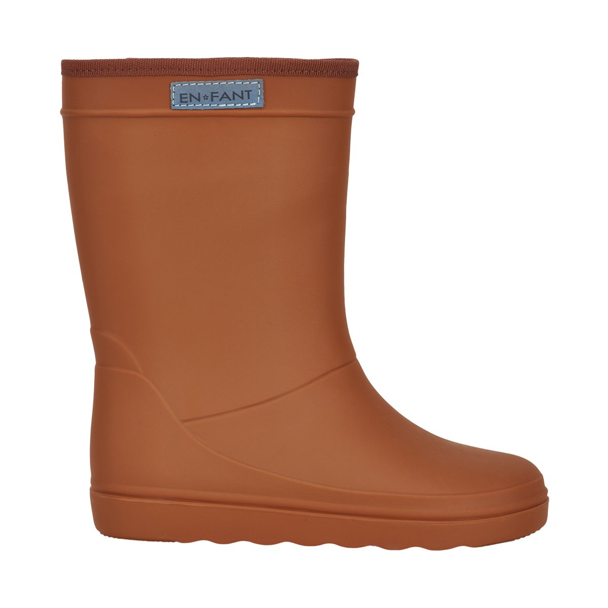 (250000 253) Rainboots Enfant Leather Brown - MintMouse (Unicorner Concept Store)