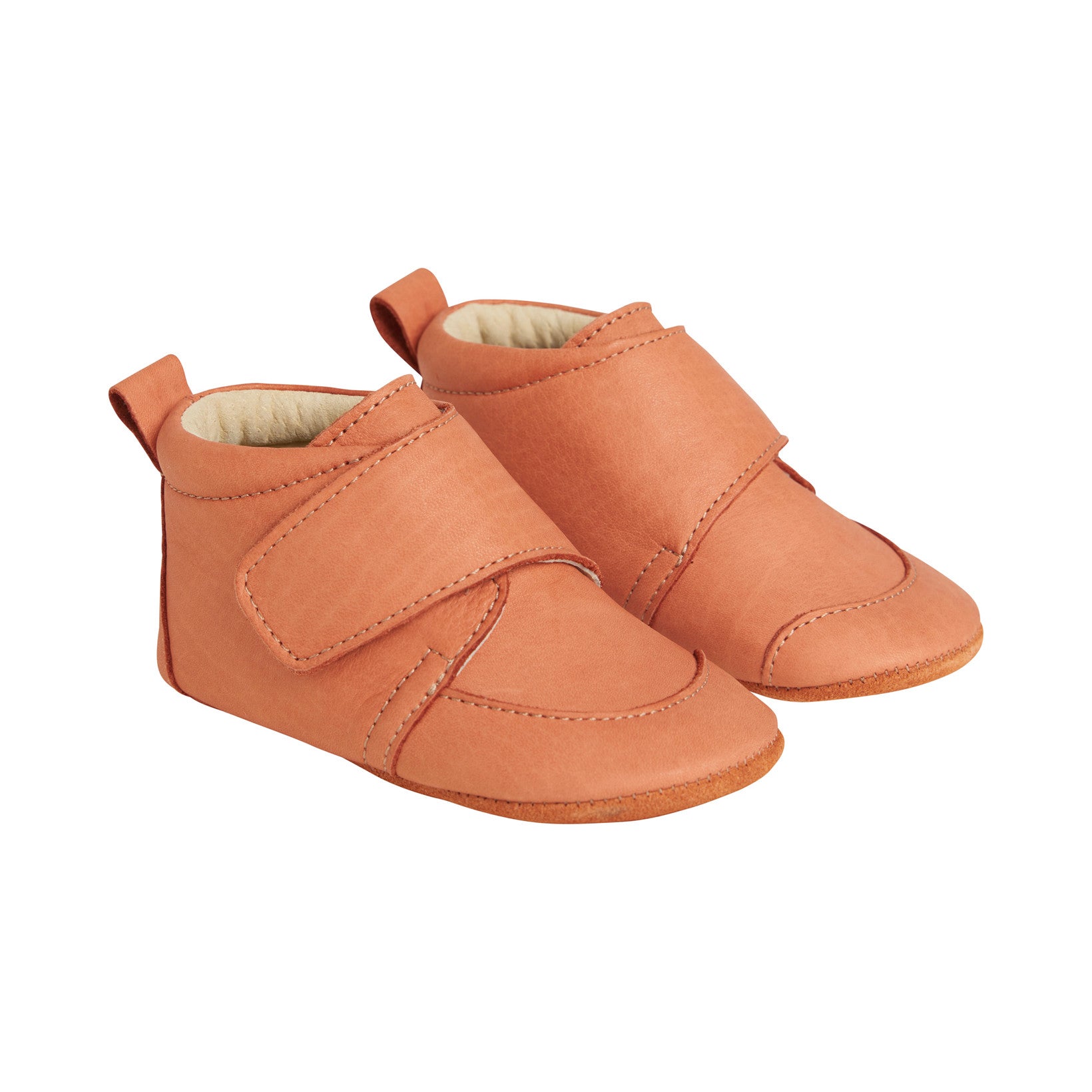 (3540) Enfant Slippers Velcro Coral - MintMouse (Unicorner Concept Store)