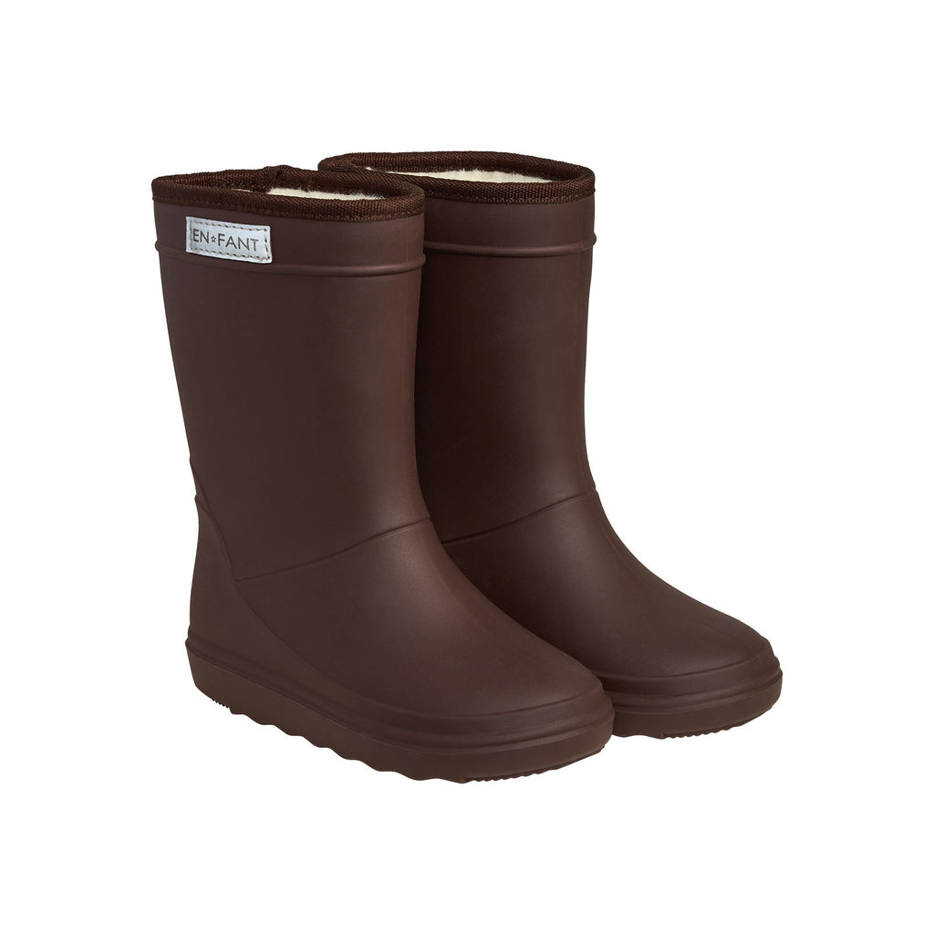 (250197 2275) Thermo Boots Enfant Dark Brown - MintMouse (Unicorner Concept Store)