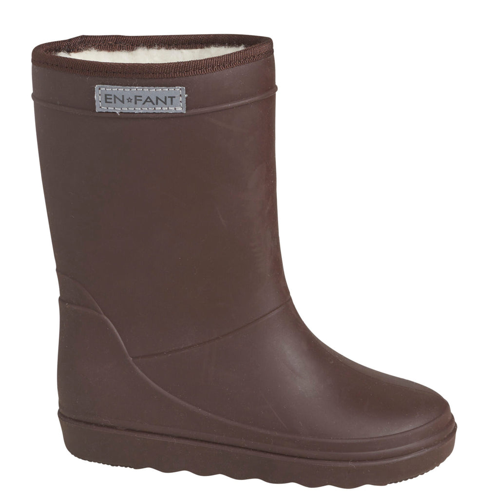 (250197 2275) Thermo Boots Enfant Dark Brown - MintMouse (Unicorner Concept Store)