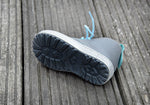 (2150-10) Emel Grey Blue Lace Up Trainers - MintMouse (Unicorner Concept Store)