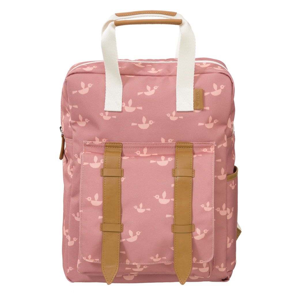 Big Backpack Fresk - Pink birds - MintMouse (Unicorner Concept Store)
