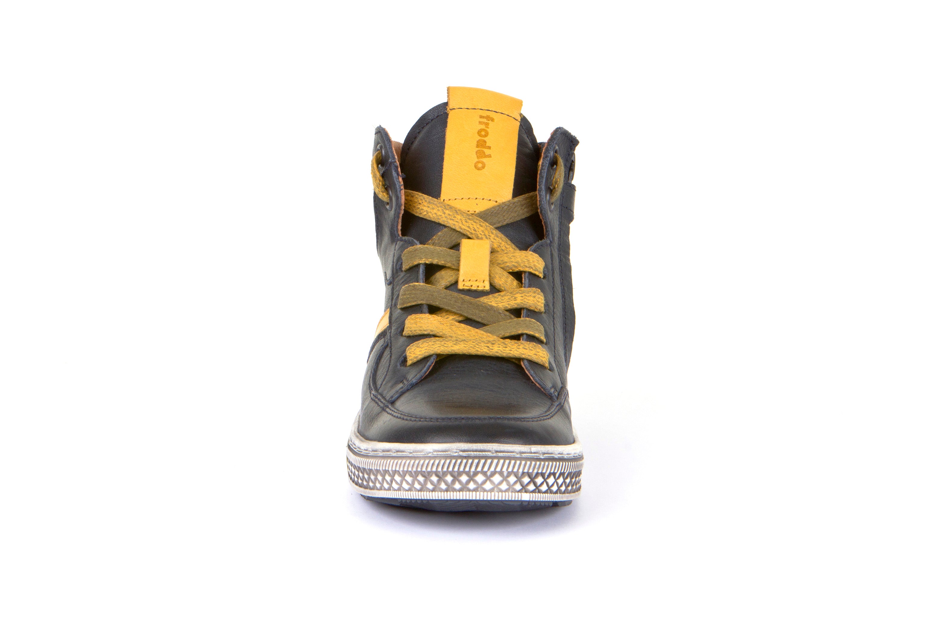 Froddo leather sneaker - Navy/yellow - MintMouse (Unicorner Concept Store)