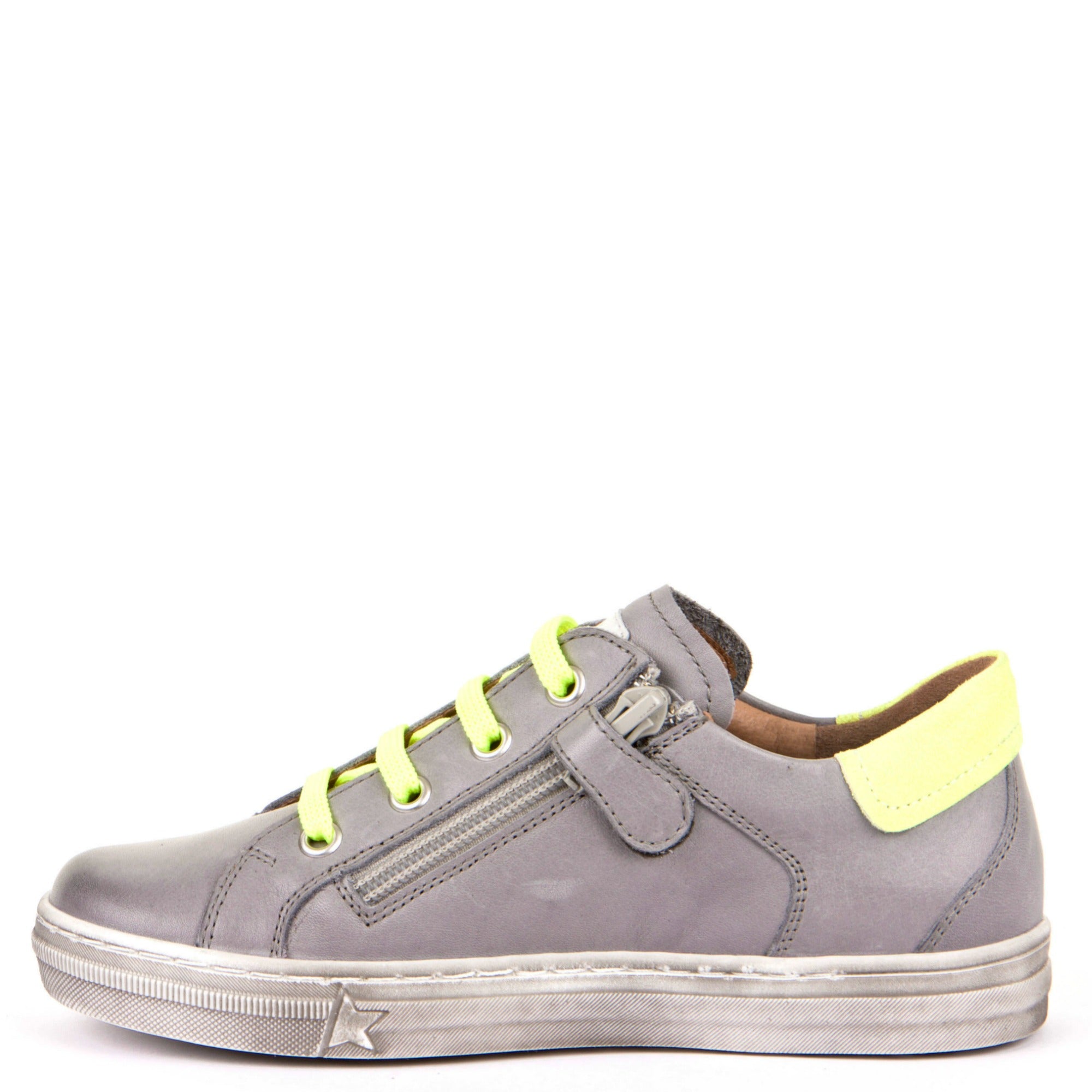 Froddo low velcro sneaker - grey star neon - MintMouse (Unicorner Concept Store)
