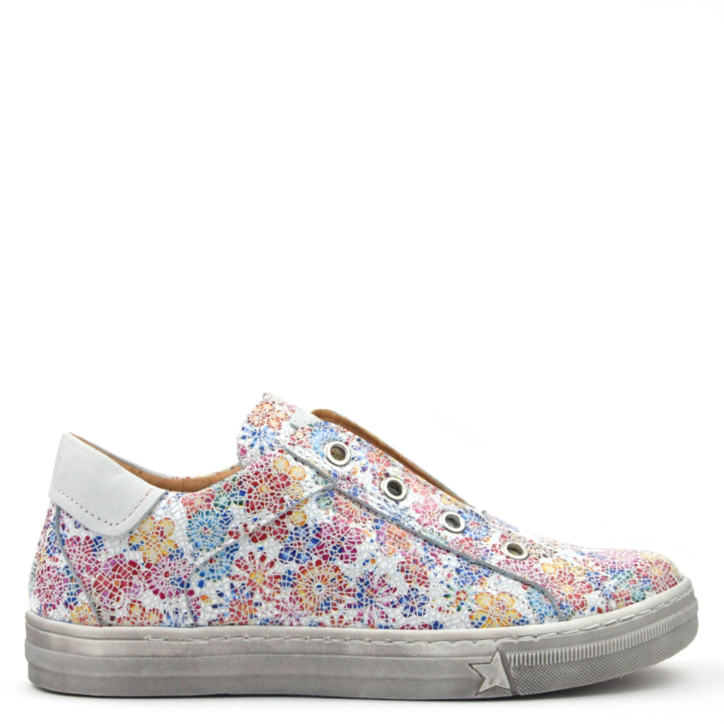 Froddo low leather sneaker - flower print - MintMouse (Unicorner Concept Store)