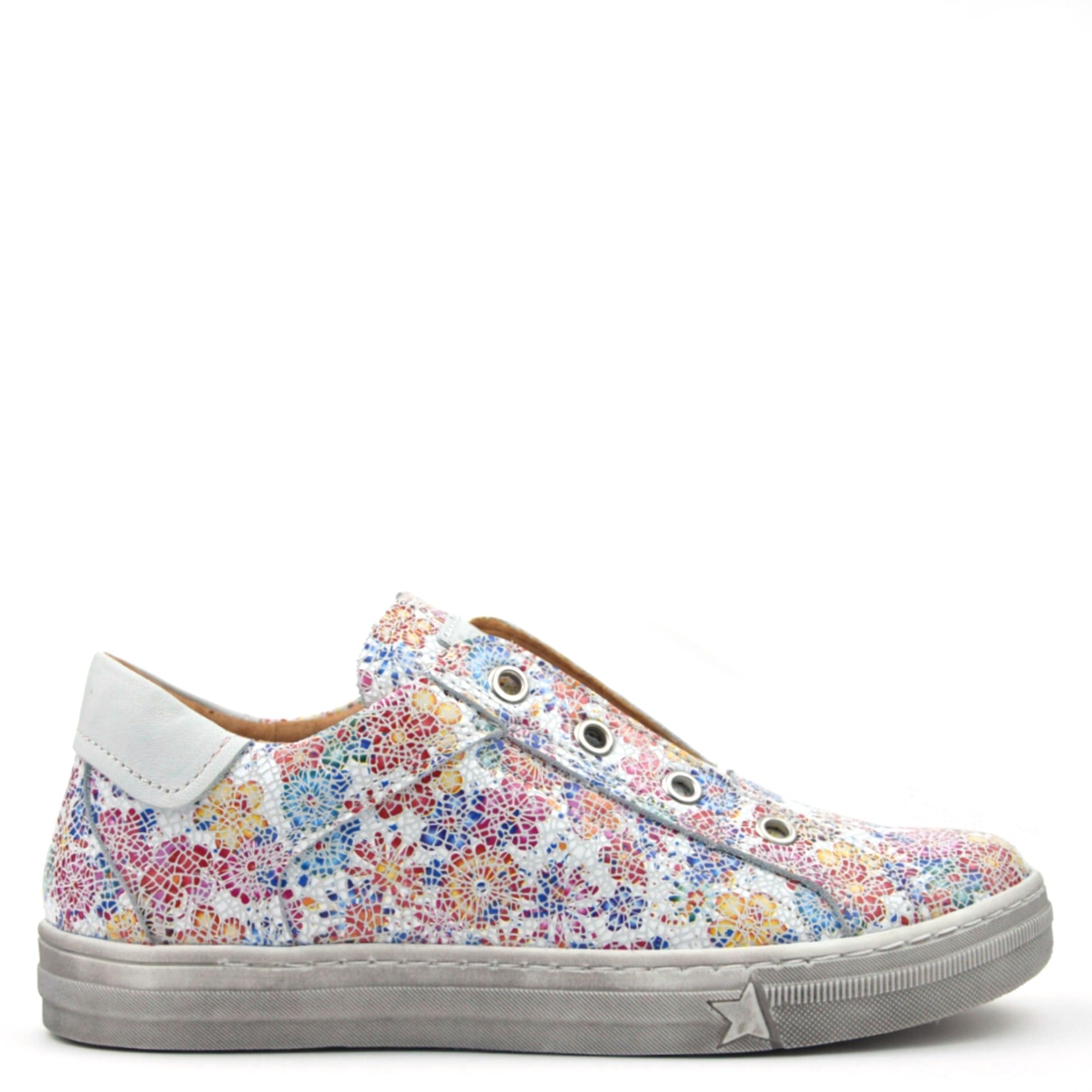 Froddo low leather sneaker - flower print - MintMouse (Unicorner Concept Store)