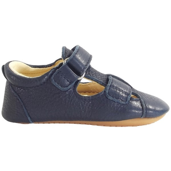 (G1140003-2) Leather slippers - Dark Blue - MintMouse (Unicorner Concept Store)
