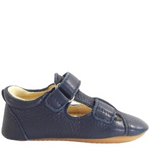 (G1140003-2) Leather slippers - Dark Blue - MintMouse (Unicorner Concept Store)