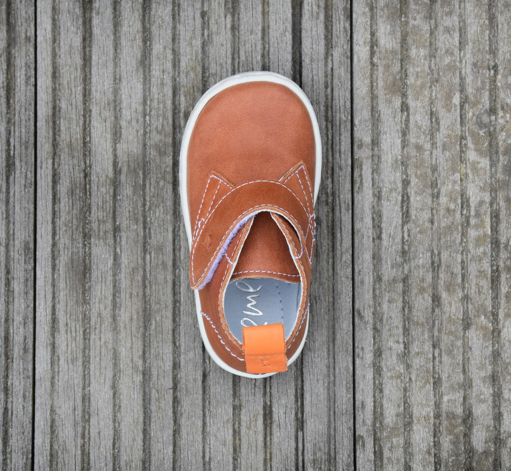 (2470-13 / 2489-13) Brown Velcro Trainers - MintMouse (Unicorner Concept Store)
