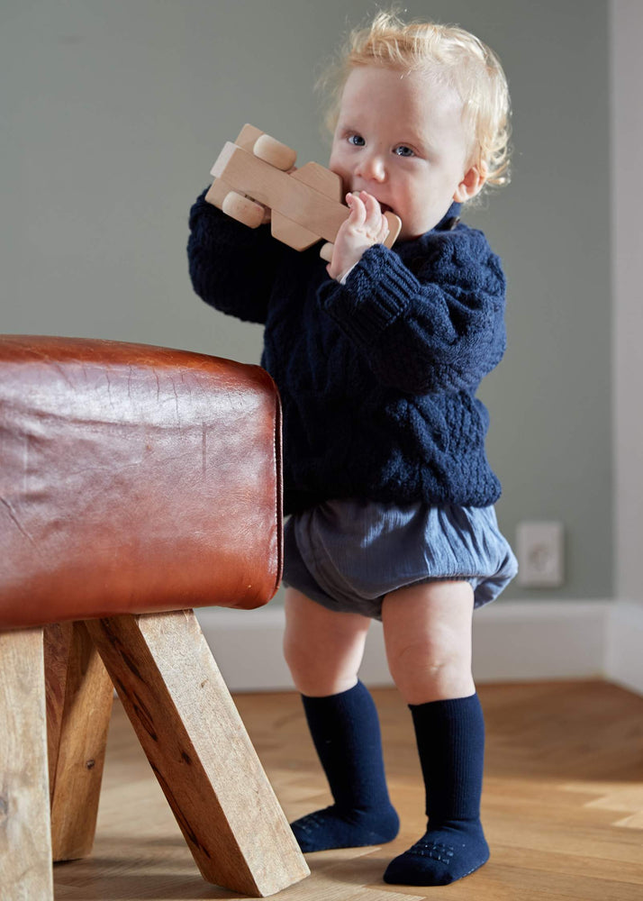 Anti-slip BAMBOO socks - Navy - MintMouse (Unicorner Concept Store)