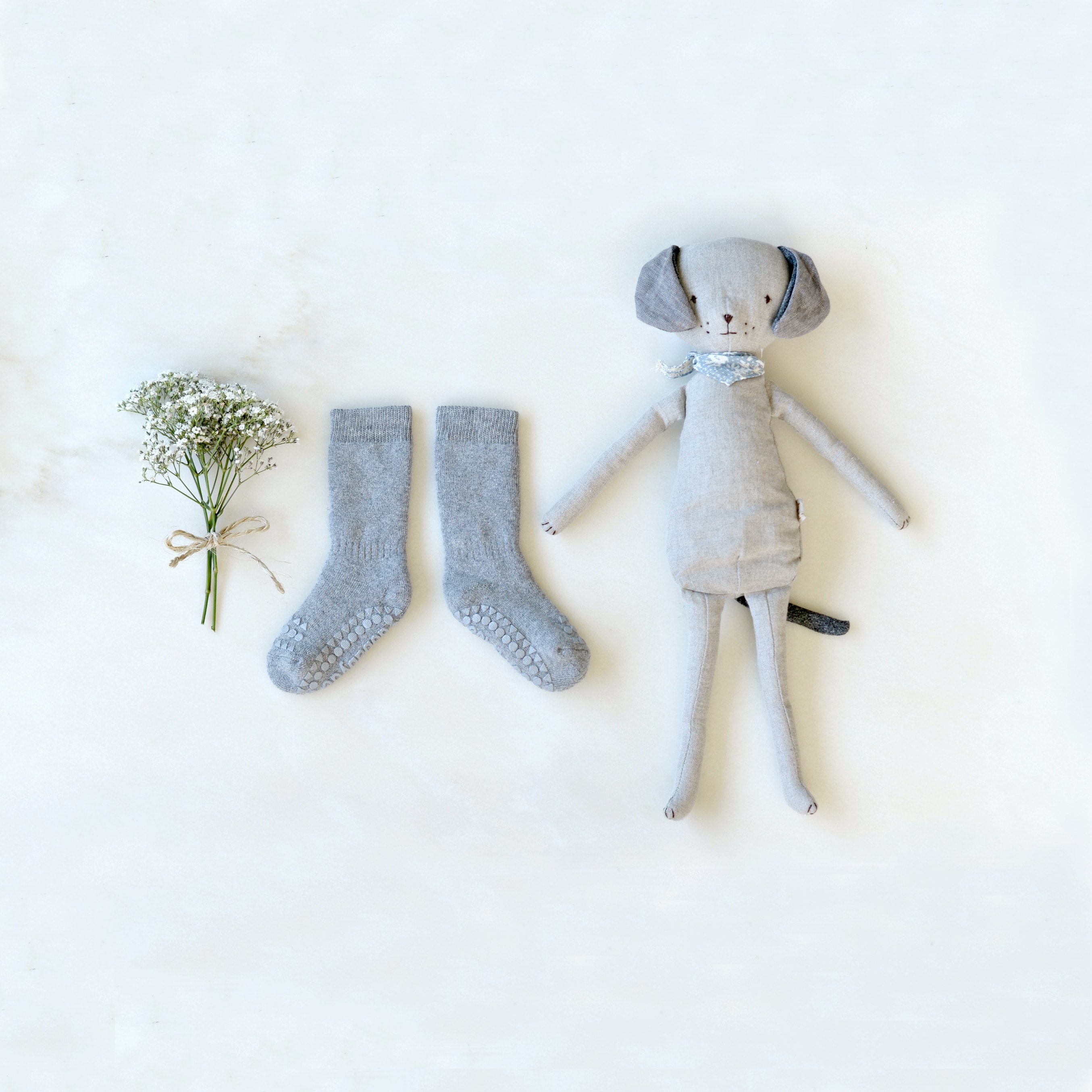 Anti-slip socks - Grey Melange - MintMouse (Unicorner Concept Store)