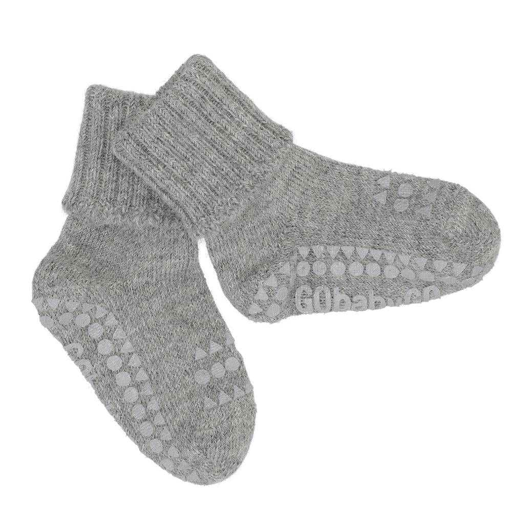 Non slip socks Alpaca - Grey Melange - MintMouse (Unicorner Concept Store)