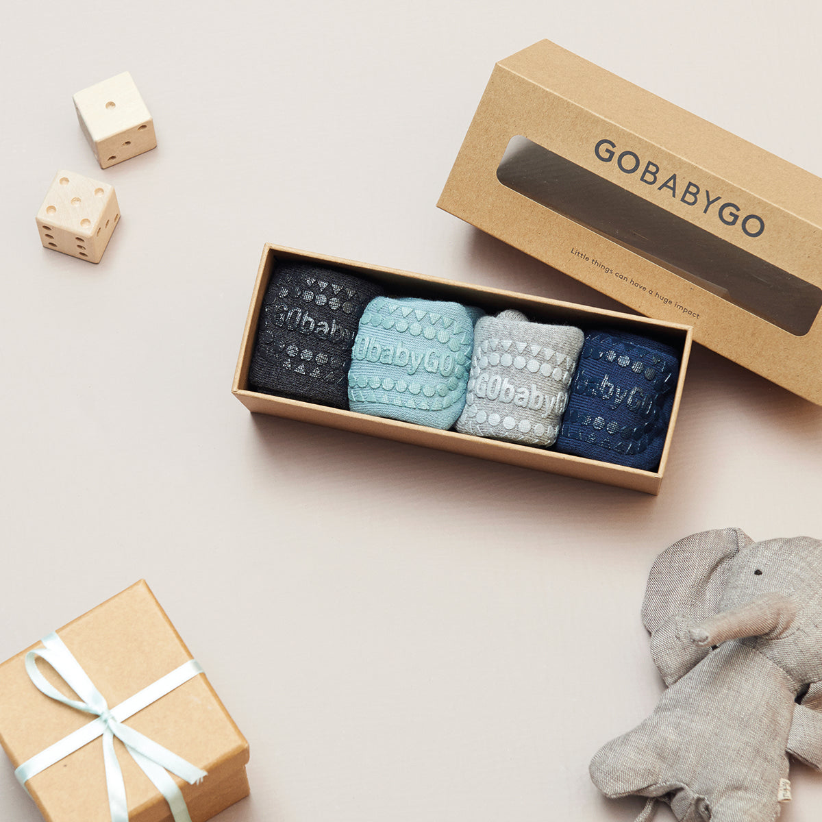 Combo Box 4-pack Bamboo Grey Melange - MintMouse (Unicorner Concept Store)