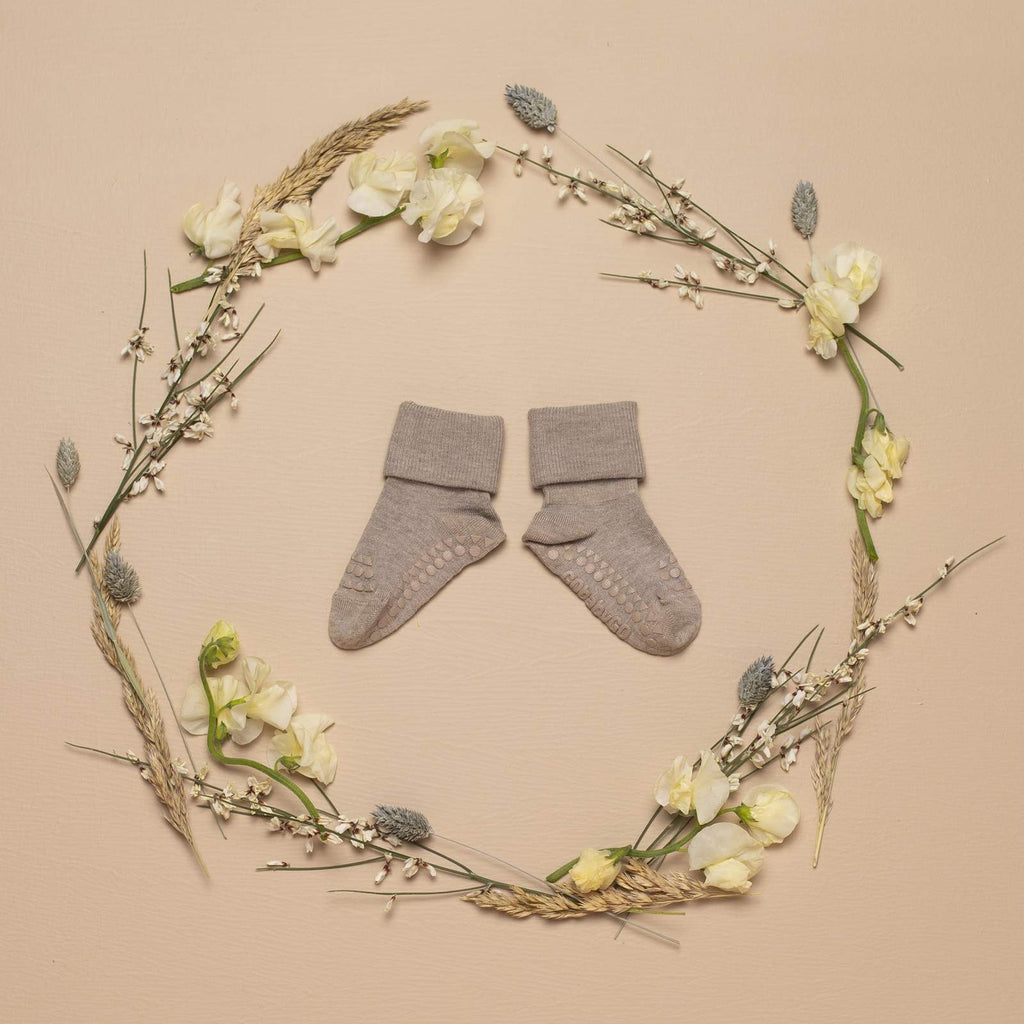 Anti-slip BAMBOO socks - Sand - MintMouse (Unicorner Concept Store)