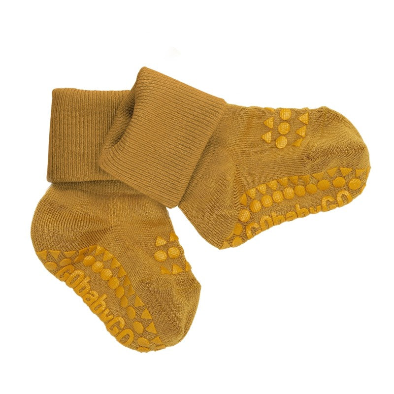 Anti-slip BAMBOO socks - Mustard - MintMouse (Unicorner Concept Store)