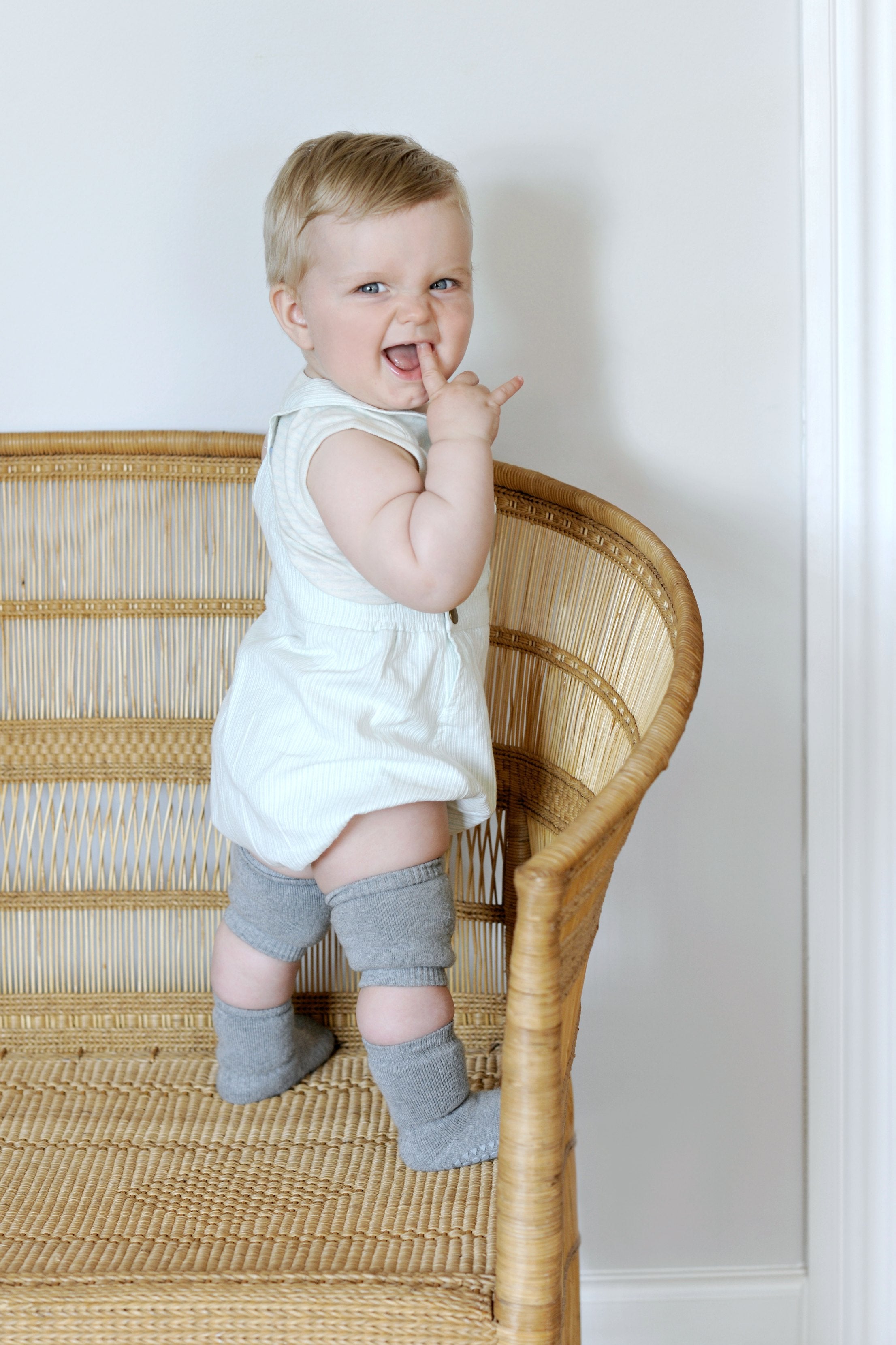 Crawling Kneepads - Grey Melange - MintMouse (Unicorner Concept Store)