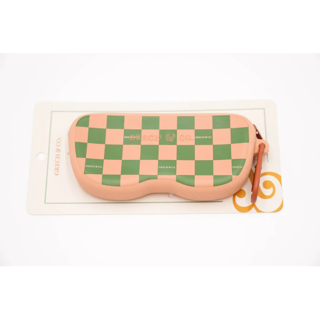 Sunglasses Case  - Checks Sunset+Orchard - MintMouse (Unicorner Concept Store)