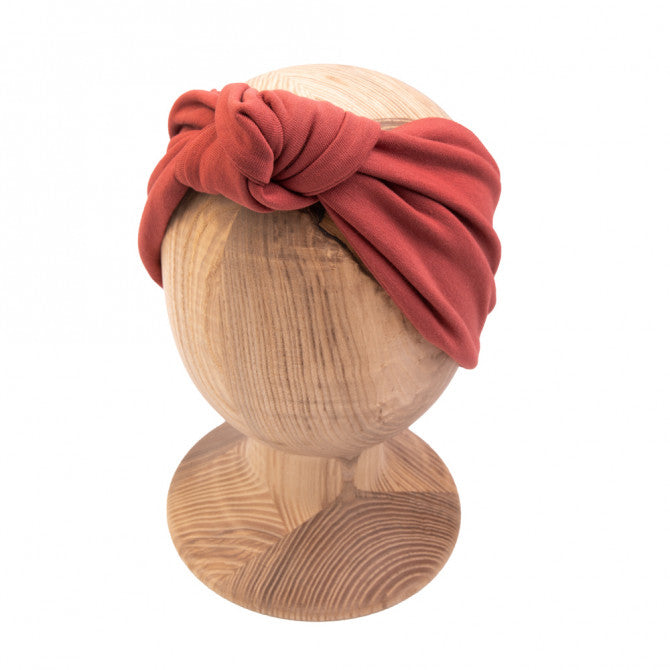 Knot headband - marsala