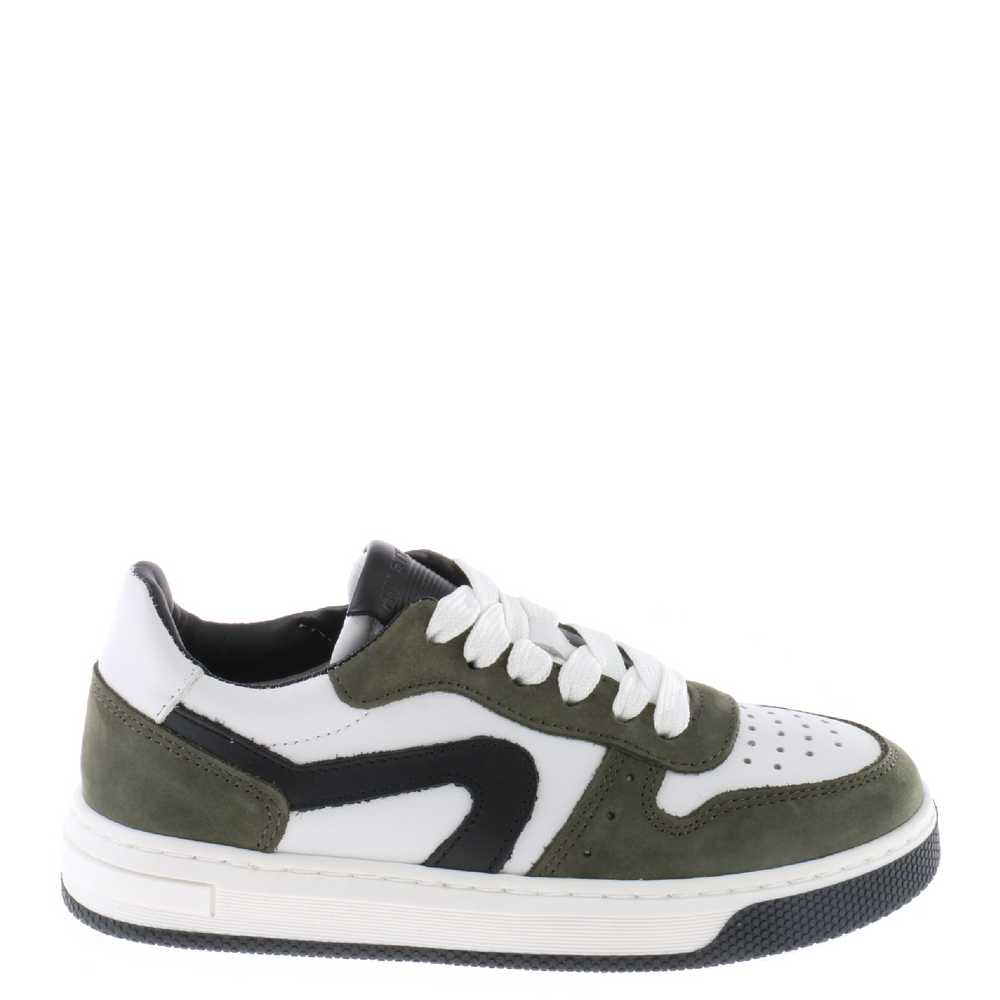 (H1618) Hip Shoes Green leather/white leather - Green Combi - MintMouse (Unicorner Concept Store)